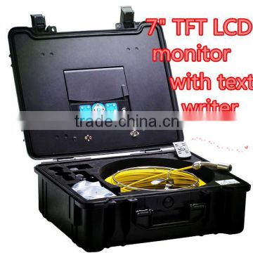TVBTECH Pipe inspection Plumbing camera system with 7 inch LCD monitor display