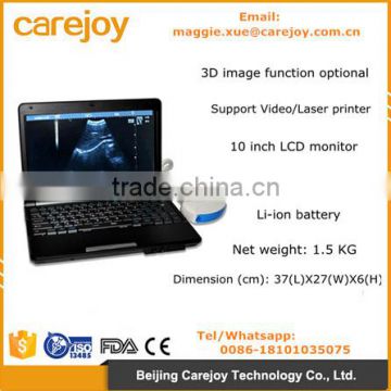 10 inch Ultrasonic B Laptop Ultrasound Machine/Scanner RUS-9000F with battery by CE ISO approved