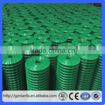Galvanized/PVC coated chicken metal wire mesh/cheap square chicken wire mesh(Guangzhou Factory)