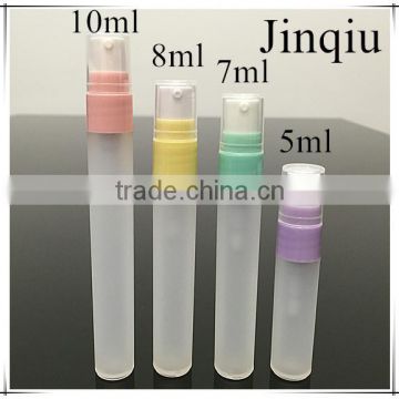 China supplier 5-10ml PP cream bottle/mini spray bottle