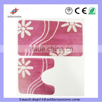 2pc bathroom mat sets wholesale cheap price from China factory