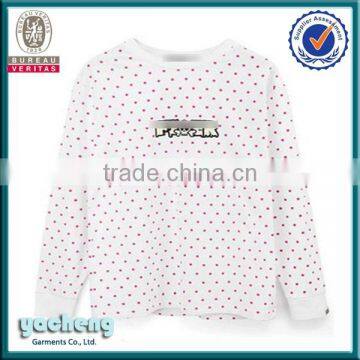 custom whole sublimation t-shirt for women/100%cotton goog design t-shirt in china factory