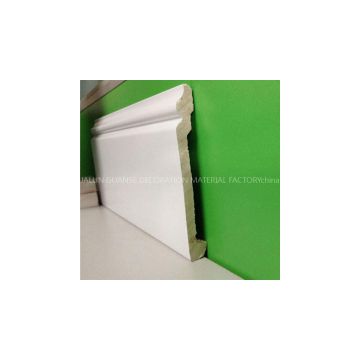 14cm wide PS Foam Hot Selling Home Waterproof White Plastic Skirting Board