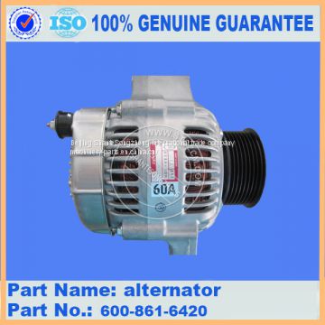 PC200-8 exacavator engine alternator 600-861-6420 with competitive price