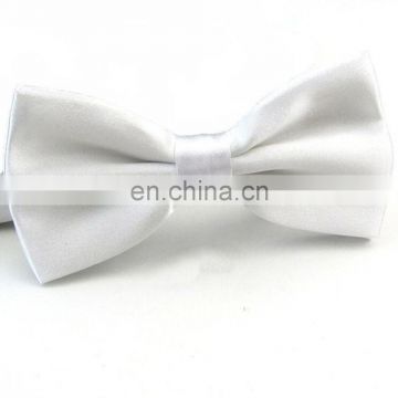 wholesale party white cheap silk bow tie