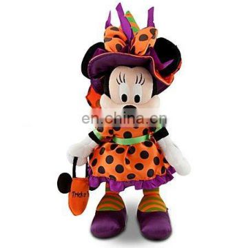 Cheap Halloween Time Minnie Mouse Plush -- 9'' H