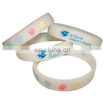 printed silicone wristband