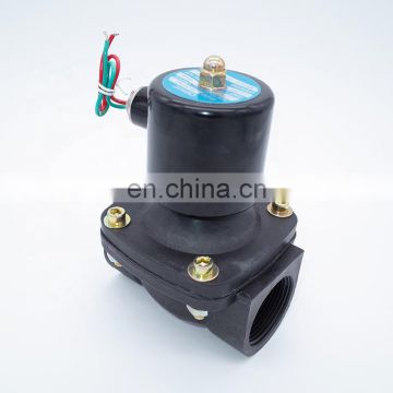 2 way 2w series Air gas water solenoid valve 1-1/2" 2 inch 220V AC Normally close 2W400-40 2W500-50 large plastic valve