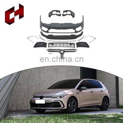 CH Hot Sales Svr Cover Exhaust Headlight Exhaust Front Rear Bar Taillights Body Kit For Vw Golf 8 2020 To R Line