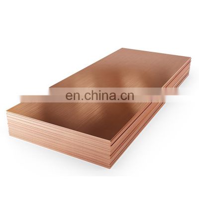 Bright Surface Factory Direct Wholesale 3mm Copper Laminated Sheet