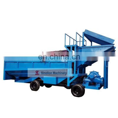 High Capacity Gold washing machine plant gold drum Trommel Screen for Colombia