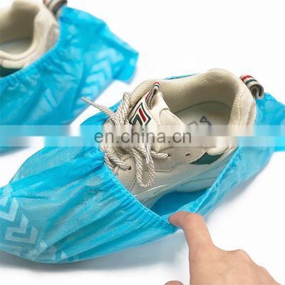 PP material single elastic medical non slip shoe cover non woven for hospital disposable