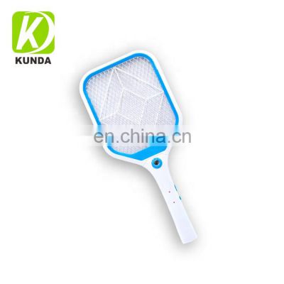 Rechargeable Square Colorful Electric Fly  Mosquitoes Swatter Insect Racket With Led Light