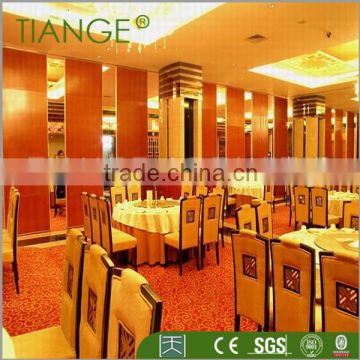 Easy install soundproof fold wooden partition