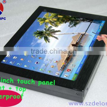 10.4'' LCD touch all in one pc with waterproof front and VGA/S-video