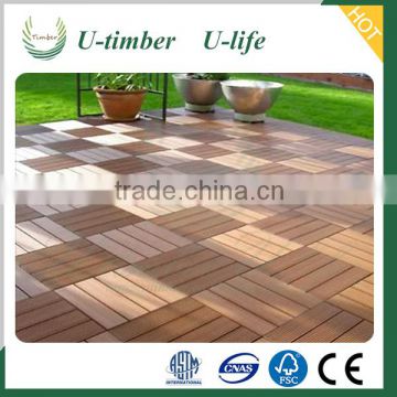 Good quality wood plastic composite WPC diy tiles