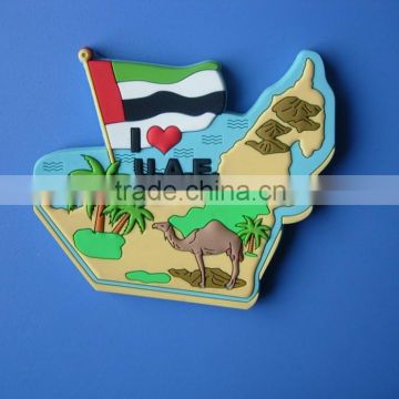 Palm Beach Flag Camel I Love UAE Map Shape Frrdge Magnet
