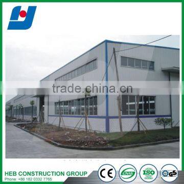 Prefabricated steel frame workshop building