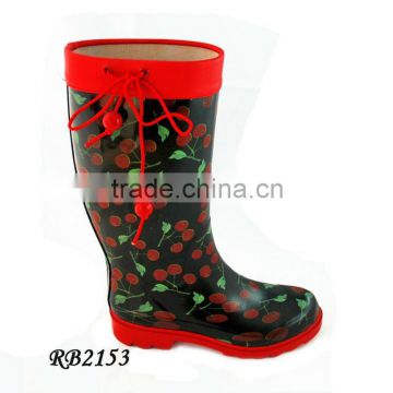 Ladies' Fashionable heel Boots / Rubber Boots / Rain Boots