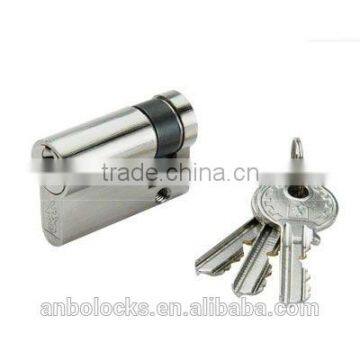 nickel plated half brass cylinder