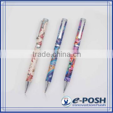 Elegant heat transfer sublimation metal ballpoint pen