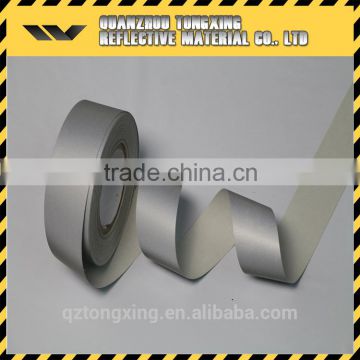 New Products On China Market Eco-Friendly Silver Grey Reflective Fabric Tape