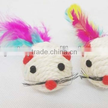 Natural Cat Sisal clown Cat Toy Products