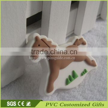 Factory supplier wholesale animal 3d soft pvc keychain