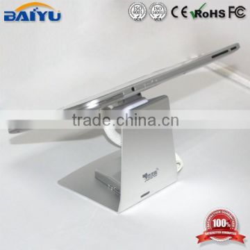Security alarm sensor tablet display stand with charger