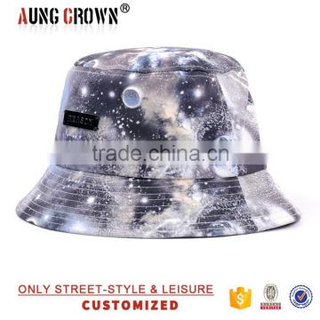 Star galaxy printing bucket hats for sale