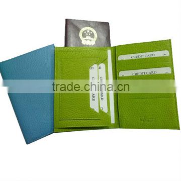 Young Fashion leather travel checkbook holder wallets