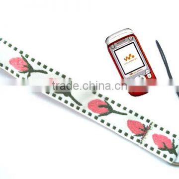 Mobile strap woven decorative webbing trimming cell phone