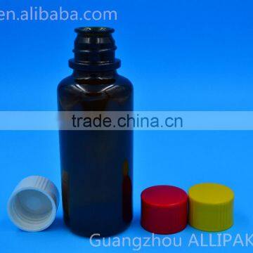 120ML amber sample glass bottle with phenolic cap type--B