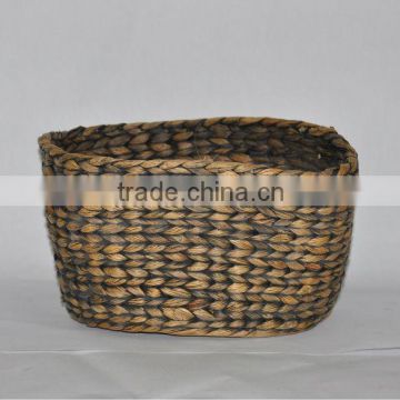 black washing Water hyacinth basket