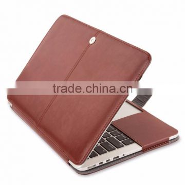 Crazy horse pattern leather Case for MacBook Pro manufacturer