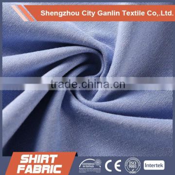 yarn dyed shirt fabric CVC fabric for shirts plain
