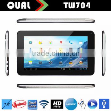 7 inch vm8880 dual core tablet netbooks android with hdmi Usb host full 1080P 0.3MP/0.3MP Win8 interface Android 4.2.2