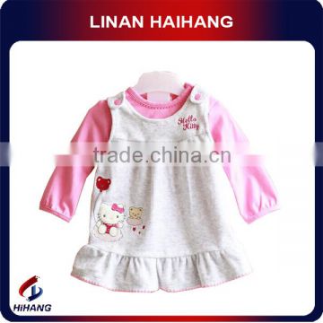 Hot selling two pieces cute kids clothes set