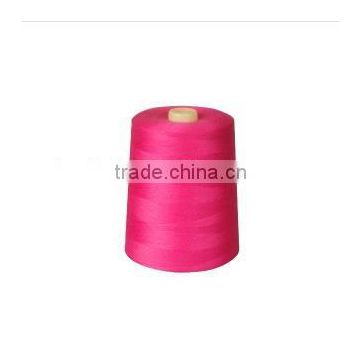 the best price for polyester color yarn , 100% polyester yarn sewin thread , ring spun yarn