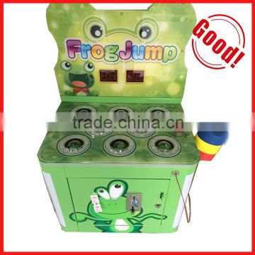 Coin-Operated frog jump amusement Game Machine Frog jump Hitting Hammer Whack A Mole Ticket Redemption Game Machine