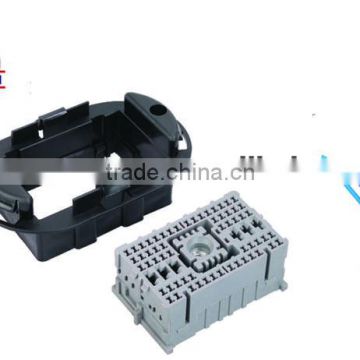 DJ7661-1.5/6.3-21 Zhongzhi 44 lines PA grey composite car connector socket protective sheath