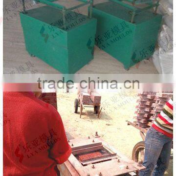 Mold demolding machine for concrete paver