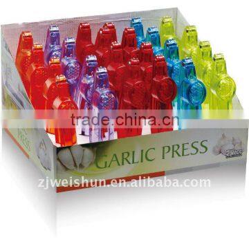 colorful plastic garlic press