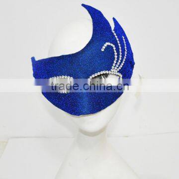 Halloween blue party mask for adult
