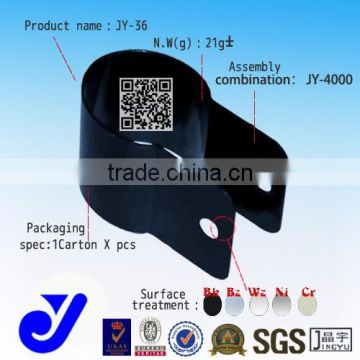 JY-36|Black locking plate buckle|Round pipe joint|Stamping clamps