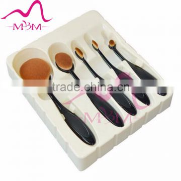 Long Handle Oval Shape Makeup Brush BB Cream Cosmetic Toothbrush Type Brush