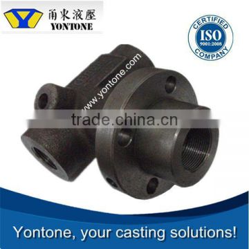 Yontone Factory Accurate T6 Q420C Q420D Q420E sand casting steel plate compactor parts