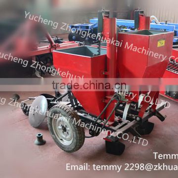 Two row potato seeder machine for tractor