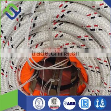 12-strand braided UHMWPE rope with polyester braided jacket for vessel