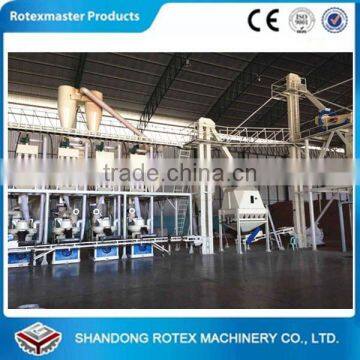 high quality good service wood pellet line complete pellet plant for wood